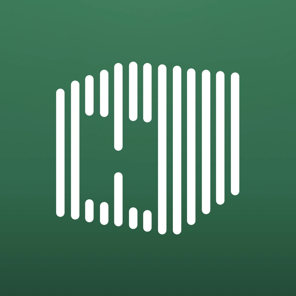 横向重构绿色 App 图标